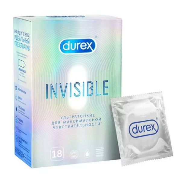Презерватив Durex Pan Invisible ультратонкие №18 фотография