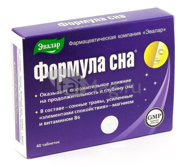 Изображение товара Формула сна (таблетки) Формула сна (таблетки) фотография