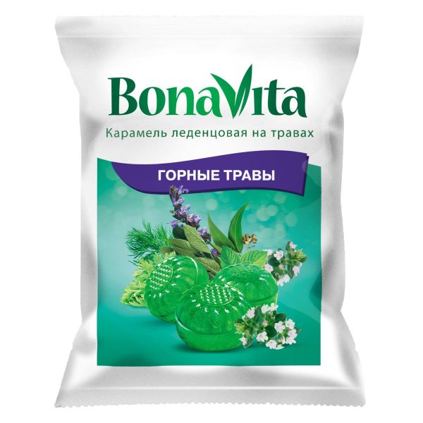 Карамель леденцовая Bonavita горные травы 60гр фотография